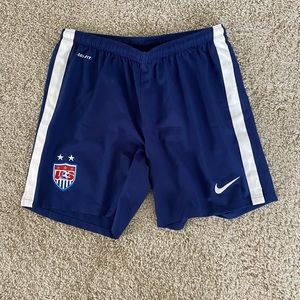 US Soccer Nike Dri Fit Soccer Shorts